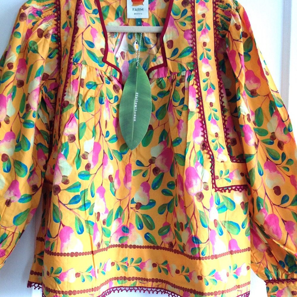 FARM Rio Mini Cashew Blouse - Picture 6 of 13